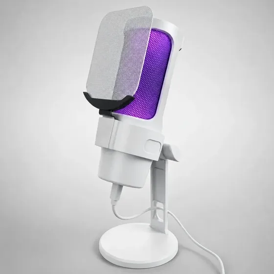 Microfone Gamer Marblue Mb-6033 Rgb Cardioide Usb