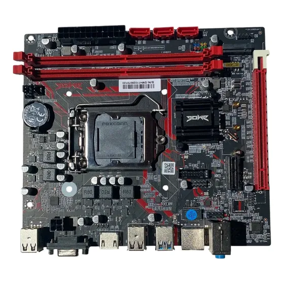 Placa Mãe Gamer 1151 H110 6a/7a/8a/9a Geração Ddr4 + Tpm 2.0