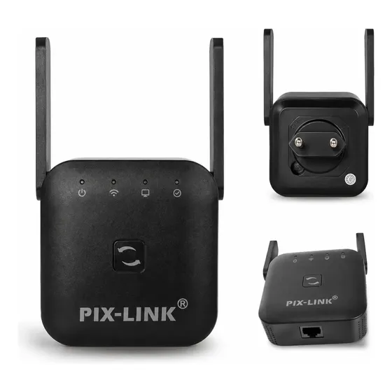 Repetidor De Sinal Extensor Internet Wifi 300mbps 2 Antenas