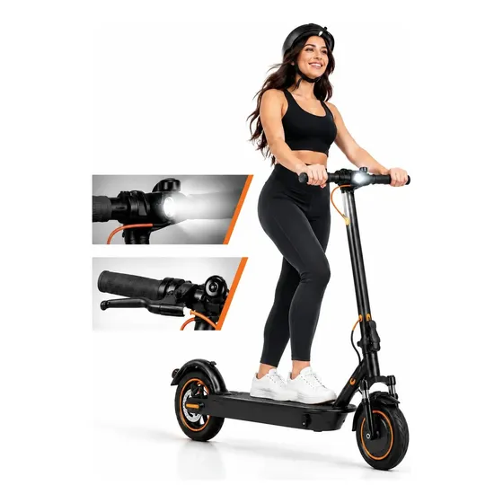 Patinete Elétrico Scooter Adulto 365w 3 Marchas Dobrável