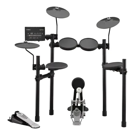 Bateria Eletrônica Yamaha Dtx452k Dtx 452 Dtx-452k Cor Preto