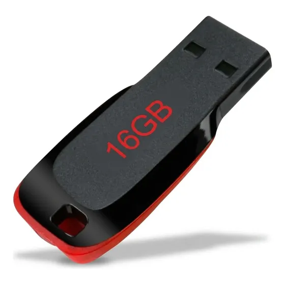 Pen Drive 16gb Usb2.0 Portátil Armazenamento Rápido E Seguro