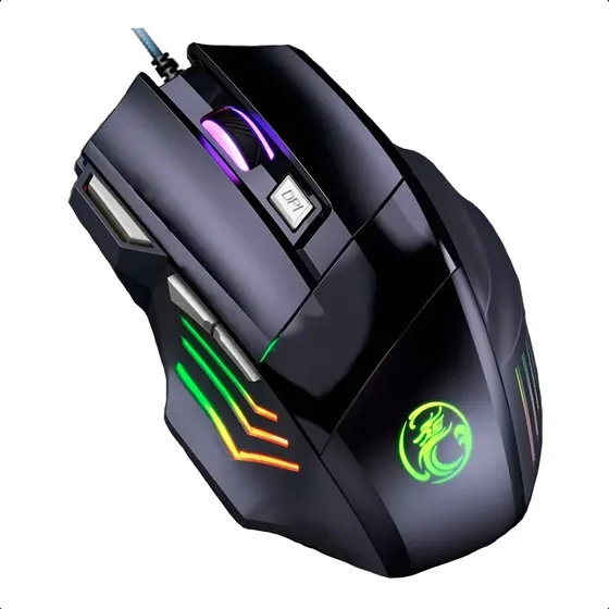 Mouse Gamer Usb Ergonômico 7 Botões Mouse Gamer Usb Ergonômico 7 Botões