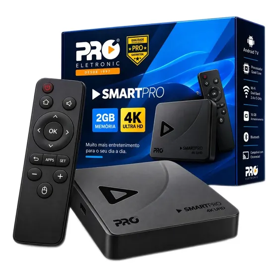 Tv Box Smart Proeletronic 4k 16gb 2gb Ram Android 10 Smarttv