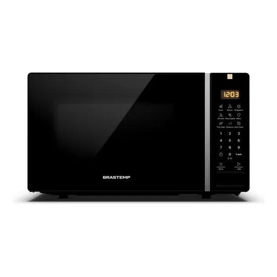 Micro-ondas 23 Litros Com Multi Preparos Preto Brastemp - Bm Micro-ondas 23 Litros Com Multi Preparos Preto Brastemp - Bm