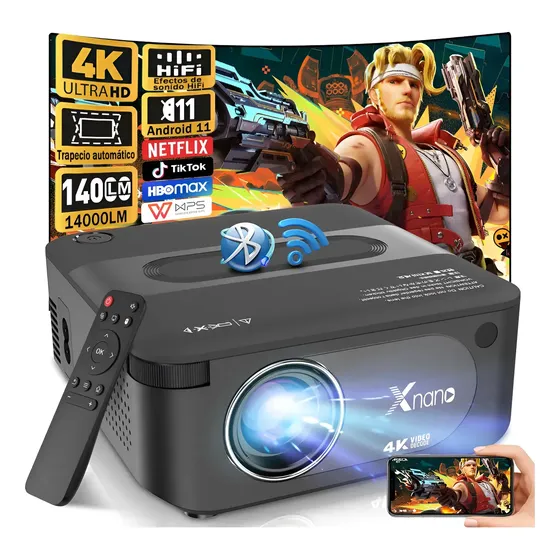 Projetor Profissional Android Smart Wifi Bt 4k 1080p 14000lm Projetor Profissional Android Smart Wifi Bt 4k 1080p 14000lm