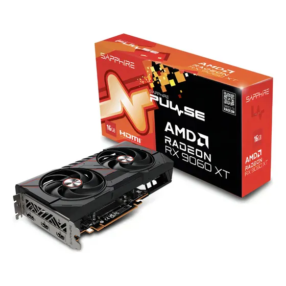 Placa De Vídeo Rx 9060 Xt 16gb Sapphire Pulse Amd Redeon