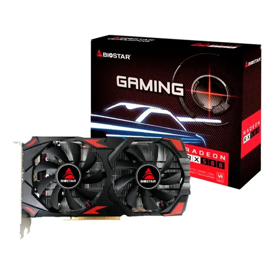 Placa De Video 8gb Rx580 256bits Hdmi/DisplayPort GDDR5 Biostar
