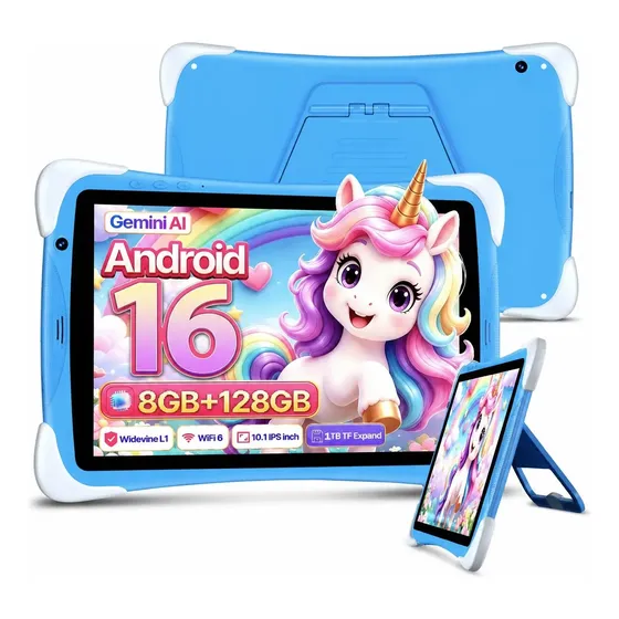 Tablet Infantil 10 128gb Android 16 Controle Parental Capa