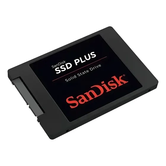Ssd Sandisk Plus 250gb 545mb Sata Para Pc E Notebook Preto