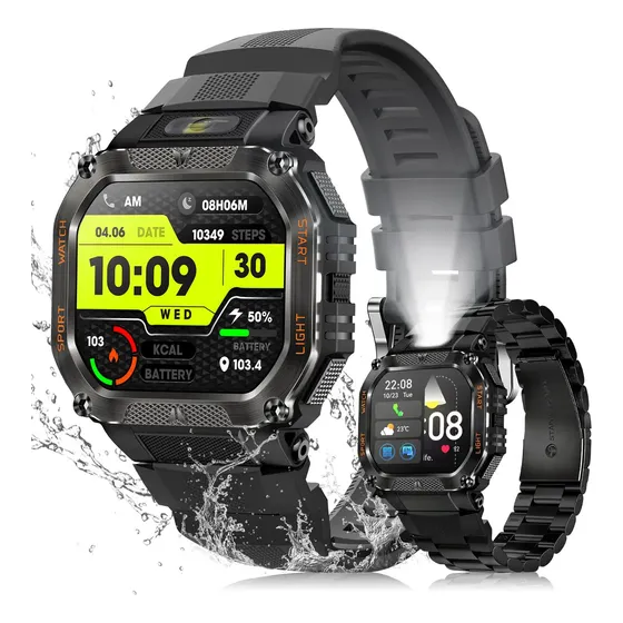 Smartwatch NOVANTE OCEAN GT Esportivo com GPS e Chamadas Bluetooth