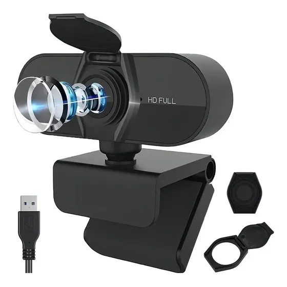 Cz Webcam Full Hd 1080p Com Microfone Com Foco Automático