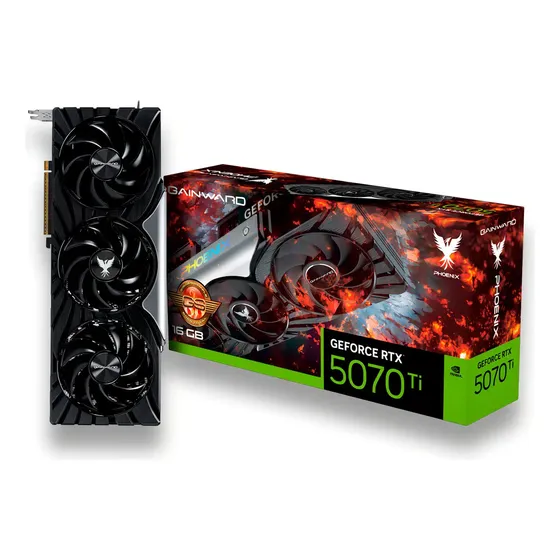 Placa De Vídeo Gainward Rtx 5070 Ti 16gb Gddr7 256bits