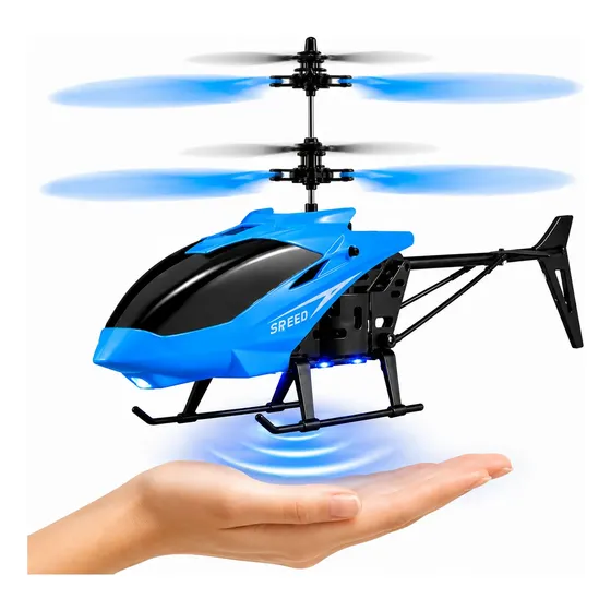 Mini Helicóptero Voador C/ Sensor De Mão Drone Recarregável