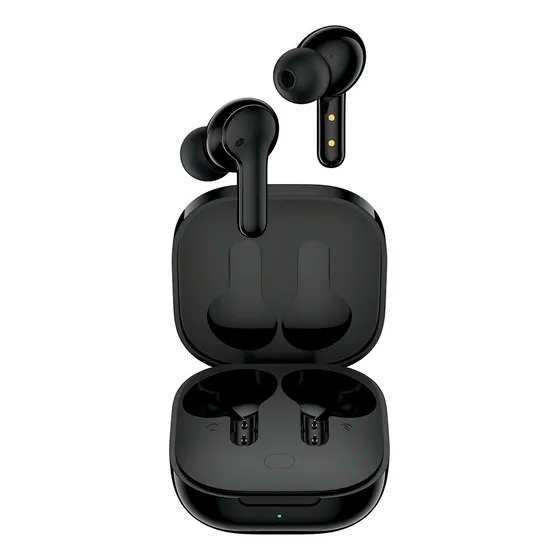 Fones de ouvido In-ear Sem Fio TWS QCY T13 ENC, Bluetooth 5.1, Bateria de 40h, 4 Microfones, Cor Preto