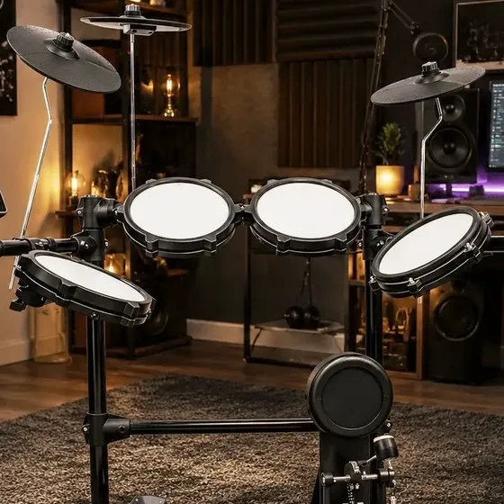 Bateria Eletrônica Mxt Mdx22fd Pads Mesh Dual Zone Mxt Bate