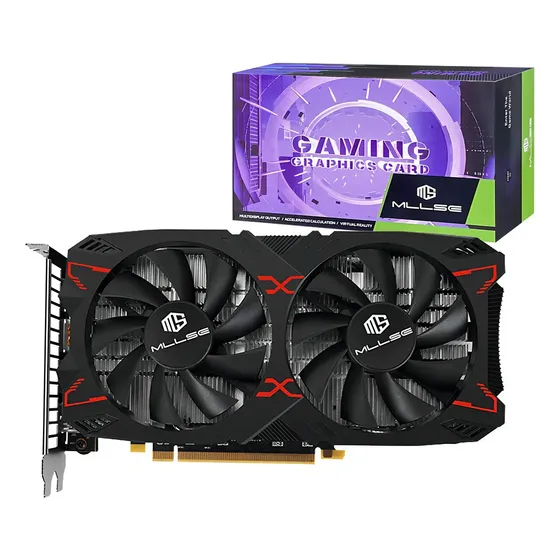 Placa De Vídeo Mllse Amd Rx 5500 Xt 8gb Gddr6 Nova Lacrada