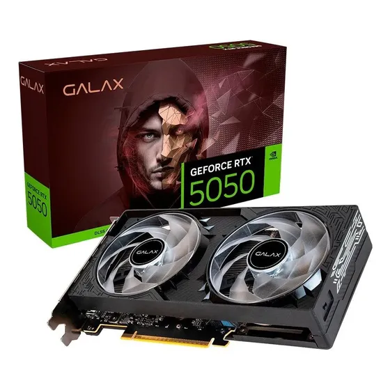 Placa De Vídeo Galax Nvidia Geforce Rtx 5050 1-click Oc 8gb