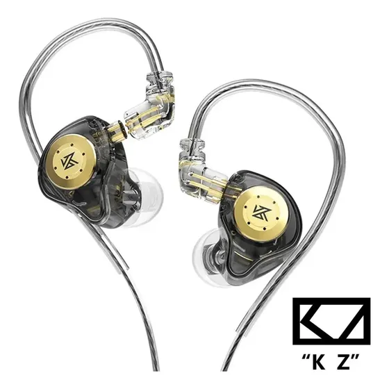 Fone De Ouvido Gamer Kz Edx Pro Musical Retorno Palco In-ear Cor Black Fone De Ouvido Gamer Kz Edx Pro Musical Retorno Palco In-ear Cor Black