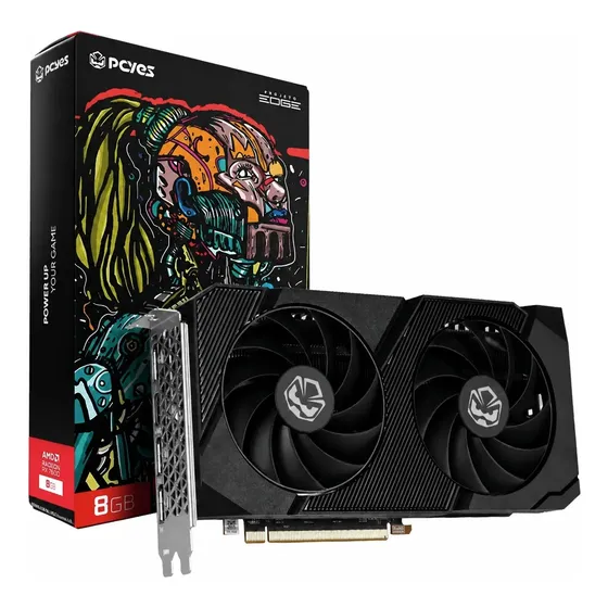Gpu Amd Radeon Rx 7600 8gb Gddr6 128 Bits Projeto Edge