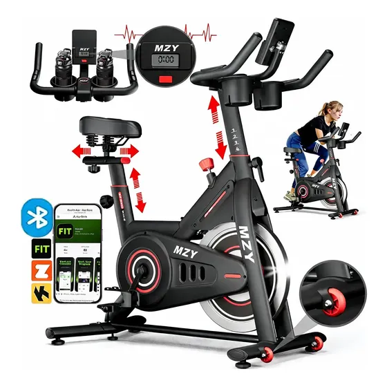 Bicicleta Ergométrica Spinning Inércia 32kg + Bluetooth App Bicicleta Ergométrica Spinning Inércia 32kg + Bluetooth App