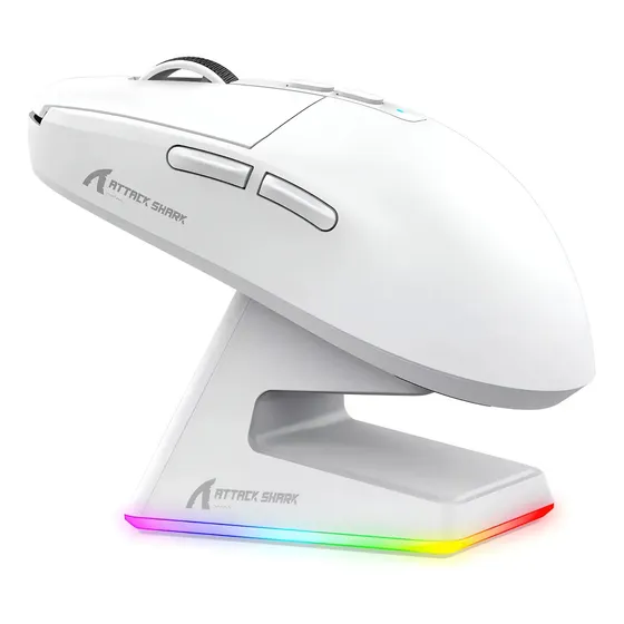 Mouse Gamer Bluetooth Sem Fio Trimodo Pixart Paw3395 Leve X6