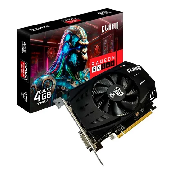 Placa De Video Amd Radeon Rx560 4gb 128bits Gddr5 Hdmi Gamer