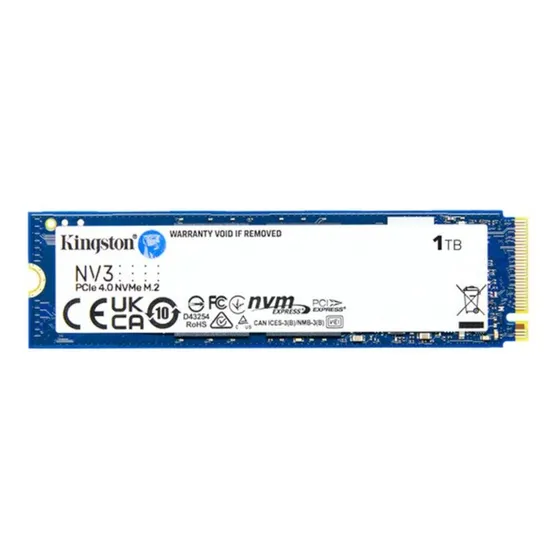 Ssd De 1tb Kingston Padrão Nv3 Formato M.2 Nvm Ultra Rápido