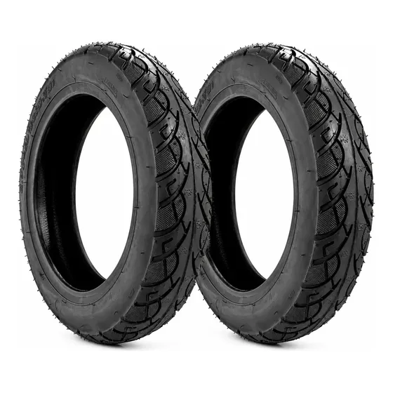 Kit 2 Pneus Scooter Moto Eletrica 275-10 Aro 10