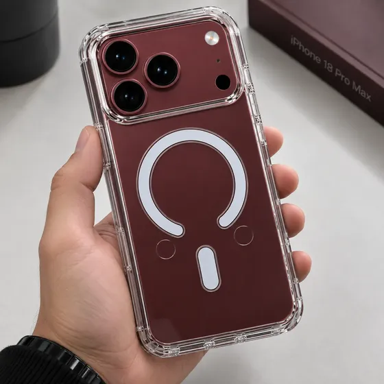 Capa Magnética Transparente Para iPhone 17/18 - Pro/max Capa Magnética Transparente Para iPhone 17/18 - Pro/max