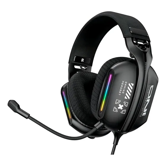 Headset Gamer Profissional Onikuma X12 Rgb Preto