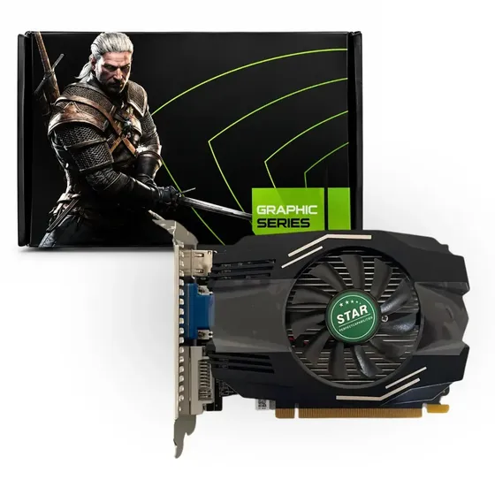 Placa de Video AMD Radeon HD 7670 Memória GDDR5 PCIe 128bit 4gb Preto