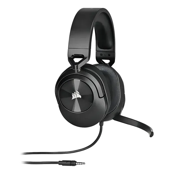 Headset Gamer Corsair Hs55 P2 3.5mm Stereo Carbono Carbon