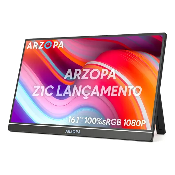 Monitor Portátil Ultra Slim Fino Ips Arzopa Z1c Gamer 16.1 P