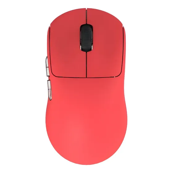 Mouse Gamer Sem Fio Kysona Aztec 26000DPI Sensor Óptico Vernelho Mouse Gamer Sem Fio Kysona Aztec 26000DPI Sensor Óptico Vernelho