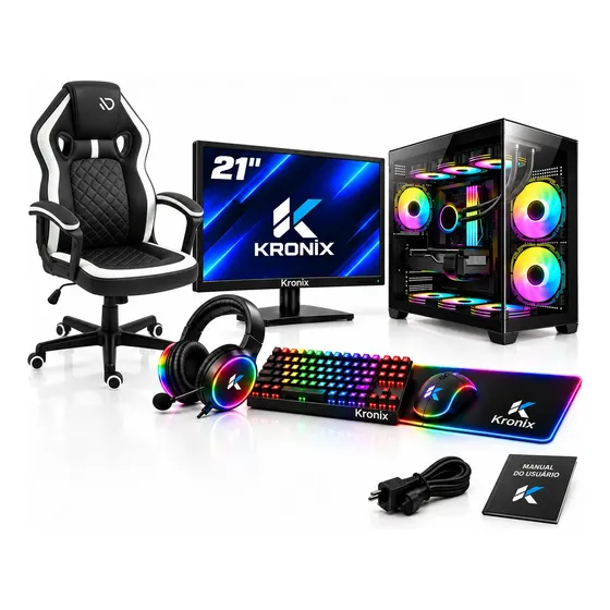 Computador Game Completo I7 Ssd 512 Gtx 8gb Ddr5 + Cadeira