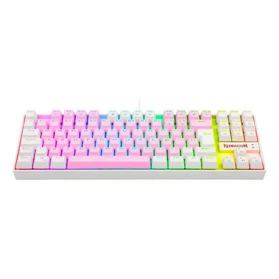 Redragon Kumara Rgb Rosa E Branco Switch Azul