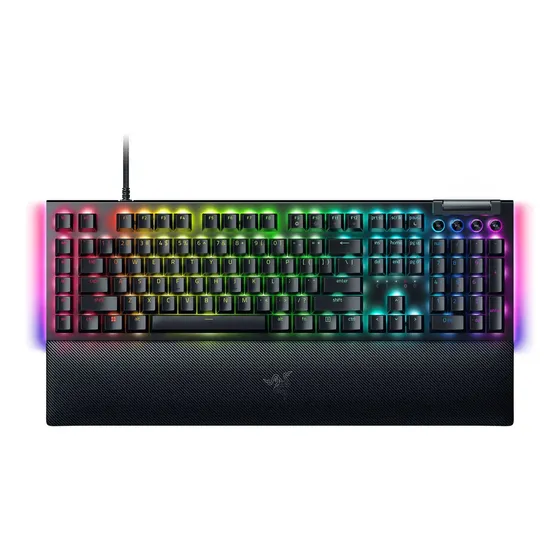 Teclado Mecanico Gamer Razer BlackWidow V4 Switches Mecânicos Razer Switch Amarelo US Layout Nasa