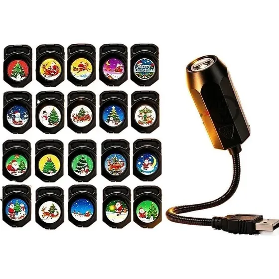 Plug And Play Hd Christmas Projector, Dynamic 5d
