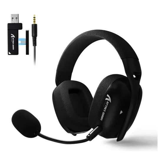 Fone De Ouvido Sem Fio Para Jogos Attack Shark L80 Pro Branc