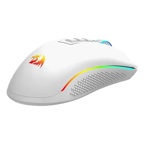 Mouse Gamer Cobra Pro M711-PRO 8 Botões 16.000 Dpi Branco Redragon