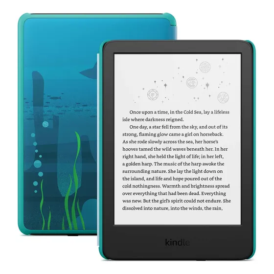 Kindle Kids 16gb (novo) Substituição, Sem Anúncios, Capa Kindle Kids 16gb (novo) Substituição, Sem Anúncios, Capa