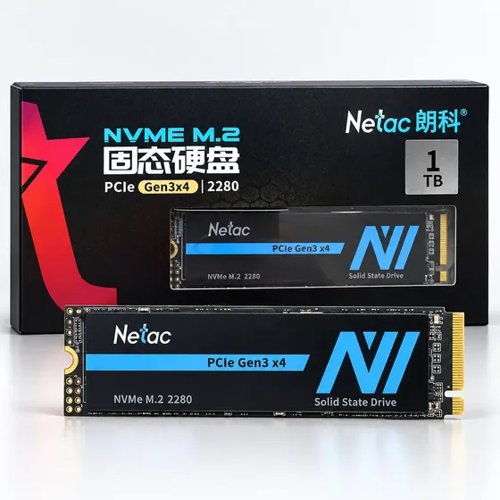 Ssd Nvme M.2 1tb Para Notebook E Pc Netac Pcie Gen3x4 2280
