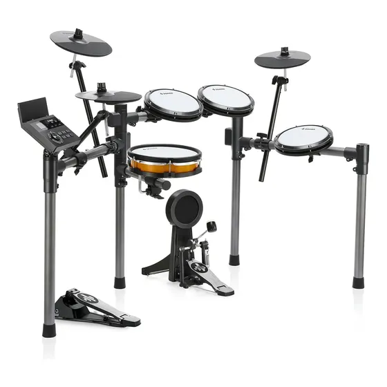 Bateria Eletronica Donner Groovedrum 575 Sons Profissional Preto