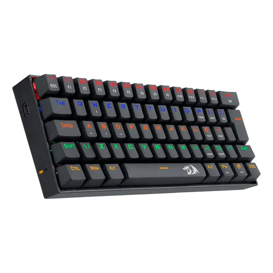 Teclado Gamer Redragon Lakshmi Rainbow Switch Blue K606r Teclado Gamer Redragon Lakshmi Rainbow Switch Blue K606r