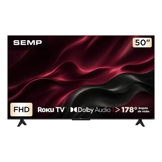 Smart Tv Semp 50 Polegadas Led Full Hd S42r Roku Tv Wi-fi Do