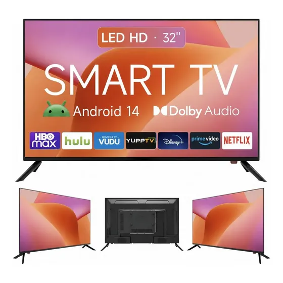 Smart Tv 32 Led Full Hd Android 14 Wifi Dolby Audio