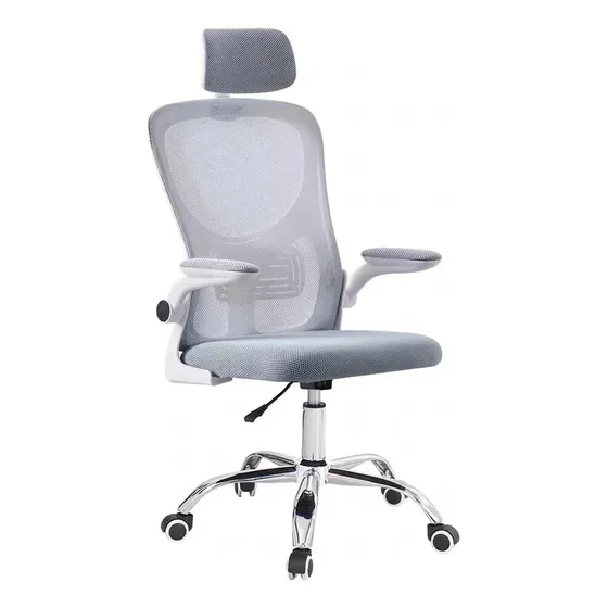 Cadeira Ergonômica Giratória Com Apoio Lombar E Cabeça Winda