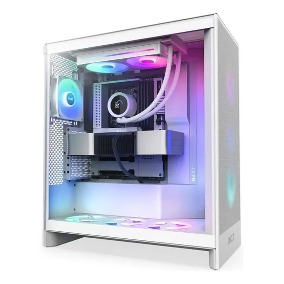 Water Cooler Nzxt Kraken Plus 240 Rgb Branco Com Tela 240mm