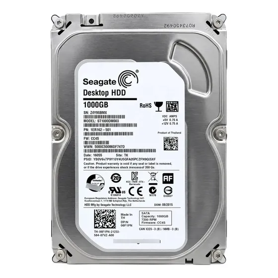 Hd Externo Interno 1tb Sata 3.5 7200rpm Para Pc Desktop Dvr